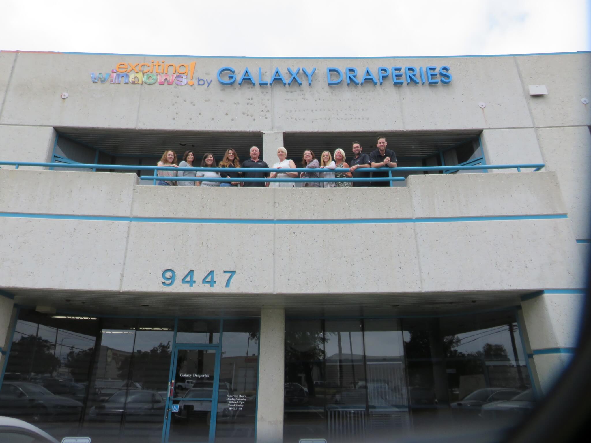 galaxy draperies business with employees